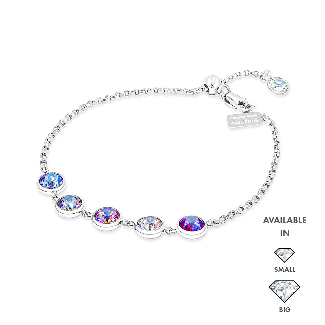 SO SEOUL Prism Delight Rainbow Swarovski® Crystal Bracelet