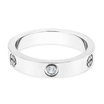 Load image into Gallery viewer, SO SEOUL Forever Encrusted Diamond Simulant Cubic Zirconia Rhodium/Rose Gold Ring
