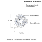 Load image into Gallery viewer, SO SEOUL Elegant Marquise-Cut Diamond Simulant Cubic Zirconia Stud Earrings