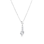 Load image into Gallery viewer, SO SEOUL Lic Crown Solitaire White or Purple Simulated Diamond Cubic Zirconia Necklace and Earrings Set
