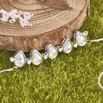 Load image into Gallery viewer, SO SEOUL Callista Teardrop-Flower Two-Way Diamond Simulant Cubic Zirconia Chain Necklacewith Fixed Snake Chain Necklace
