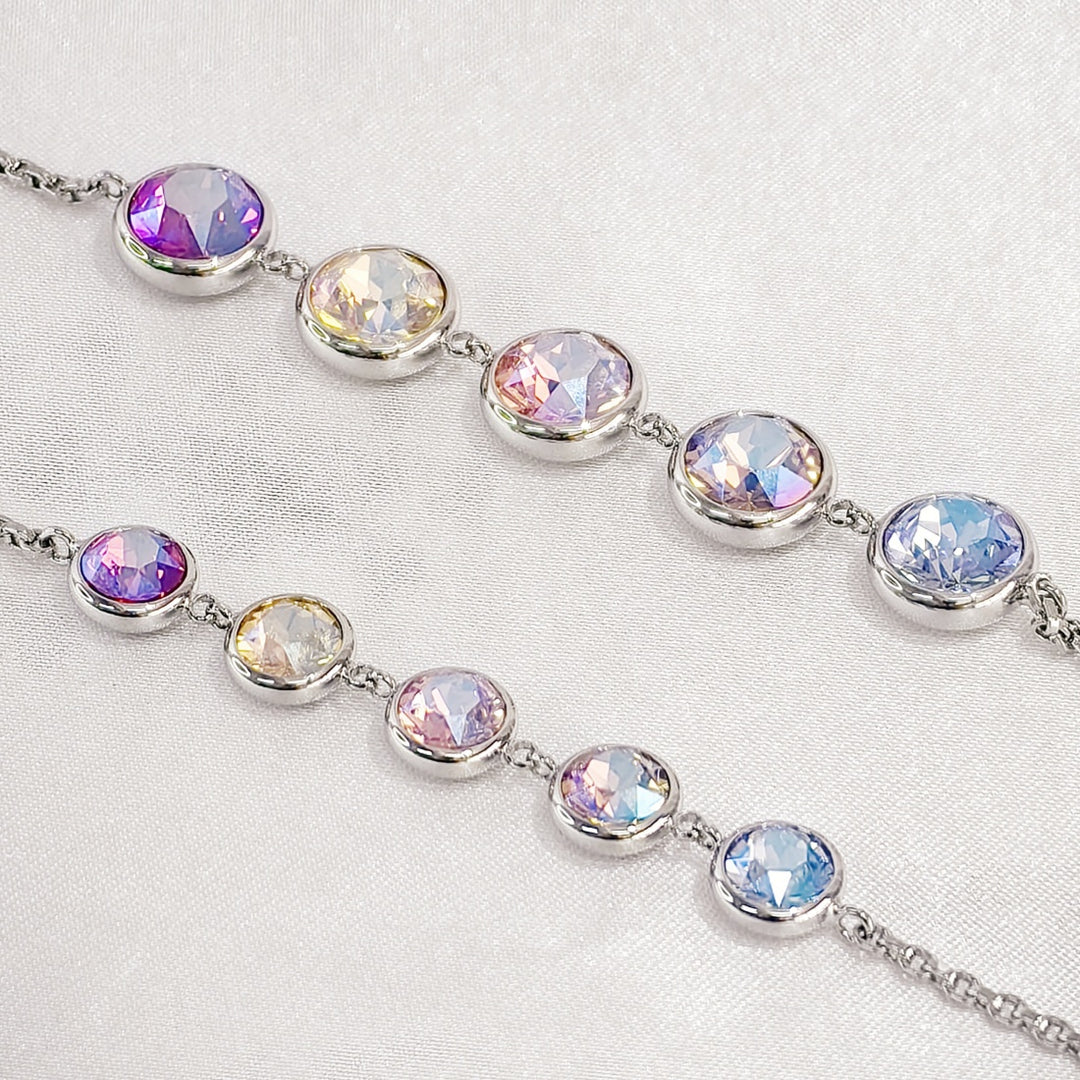 SO SEOUL Prism Delight Rainbow Swarovski® Crystal Bracelet