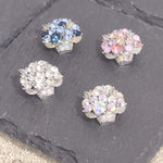 Load image into Gallery viewer, SO SEOUL Leilani Fruit Basket Austrian Crystal Mini Baby Brooch Keronsang Pin Hijab
