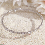 Load image into Gallery viewer, SO SEOUL Chiara Classic Emerald Single Row Austrian Crystal Circle Spiral Adjustable Open-End Bangle
