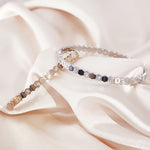 Load image into Gallery viewer, SO SEOUL Bumble Bee Honeycomb Encrusted Diamond Simulant Cubic Zirconia Rhodium/Rose Gold Side Hinged Bangle
