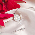 Load image into Gallery viewer, SO SEOUL Carina Cushion Square Moonlight or Light Sapphire Shimmer Austrian Crystals Pendant Chain Necklace