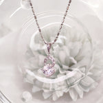 Load image into Gallery viewer, SO SEOUL Callista Twisted Infinite Diamond Simulant Pendant Chain Necklace
