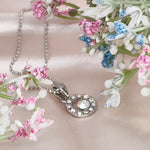 Load image into Gallery viewer, SO SEOUL Halo Open Circle Aurore Boreale Austrian Crystal Pendant Necklace