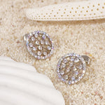 Load image into Gallery viewer, SO SEOUL Dream Catcher Aurore Boreale Austrian Crystal Stud Earrings