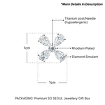 Load image into Gallery viewer, SO SEOUL Callista Floral Marquise-Cut Diamond Simulant Cubic Zirconia Stud Earrings