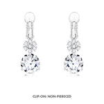 Load image into Gallery viewer, SO SEOUL Callista Sun Burst Diamond Simulant Zirconia Drop Earrings
