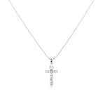 Load image into Gallery viewer, SO SEOUL Personalized Initial Alphabet Letter Aurore Boreale Swarovski® Crystal Pendant Necklace
