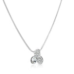 Load image into Gallery viewer, SO SEOUL Glimmering Petal Austrian Crystal Stud Earrings and Pendant Chain Necklace Gift Set
