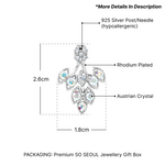 Load image into Gallery viewer, SO SEOUL Chandelier Aurore Boreale Crystal Dangle Earring Jackets