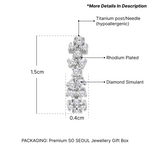 Load image into Gallery viewer, SO SEOUL Diamond Simulant Cubic Zirconia Huggie with Ribbon Bow Detail Hoop Earrings