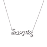 Load image into Gallery viewer, SO SEOUL Zodiac Constellation Necklace with Diamond Simulant Cubic Zirconia - Aries to Pisces
